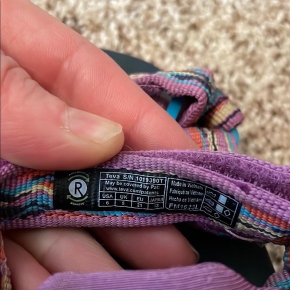 Teva Kids Sandals - Purple - Picture 4 of 6